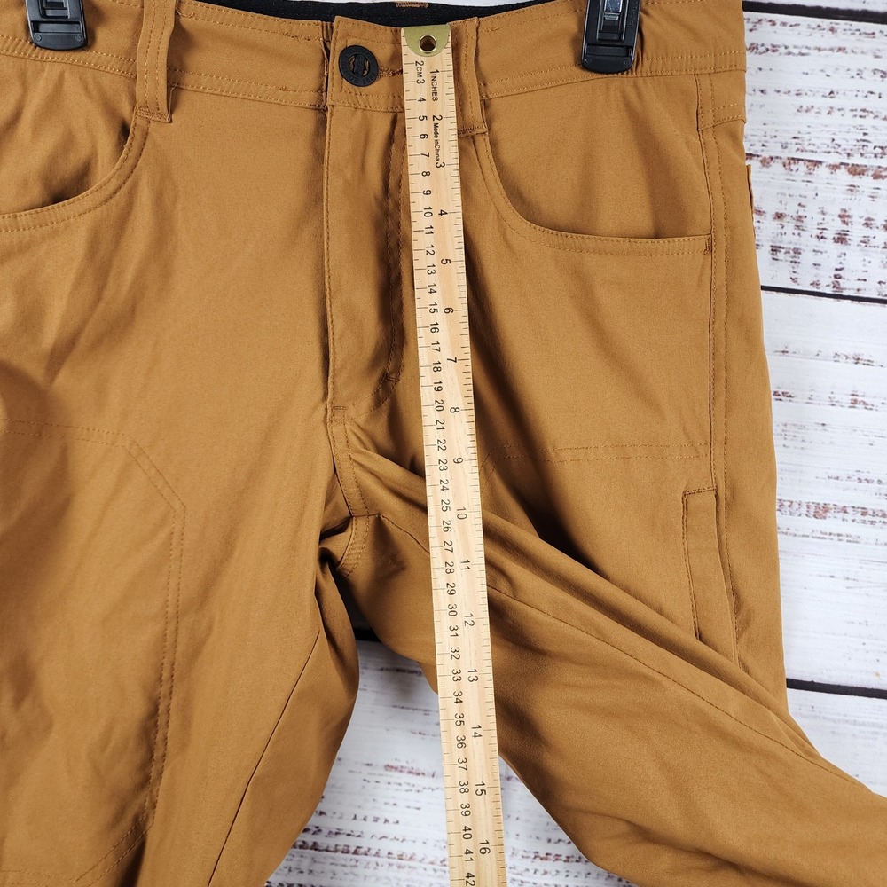 Orvis Performance Tech Pants 30x32 Regular Fleece Lined Stretch Hiking Brown - Picture 8 of 11